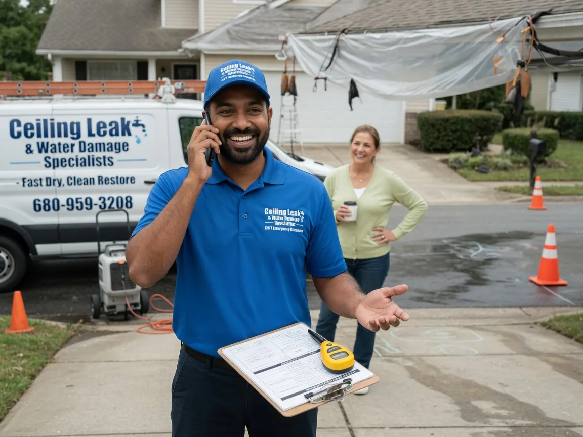 Ceiling Leak Cleanup Mansfield, TN FAQs